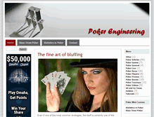 Tablet Screenshot of pokerengineering.com